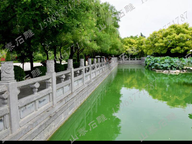 寺廟石雕欄桿