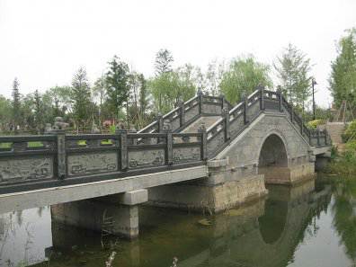 石雕欄桿、石拱橋、石欄桿