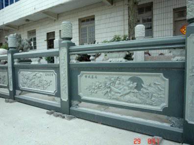石雕欄桿、石拱橋、石欄桿