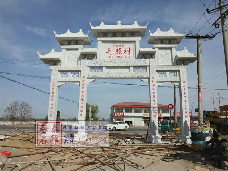 石雕欄桿、石拱橋、石欄桿