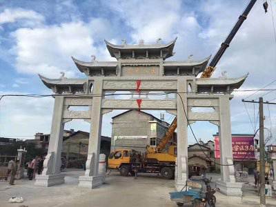 石雕欄桿、石拱橋、石欄桿