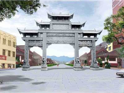 石雕欄桿、石拱橋、石欄桿