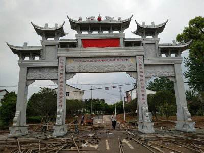 石雕欄桿、石拱橋、石欄桿