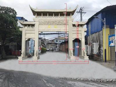 石雕欄桿、石拱橋、石欄桿