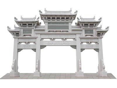 石雕欄桿、石拱橋、石欄桿