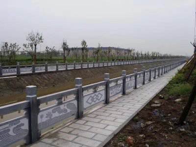 石雕欄桿、石拱橋、石欄桿
