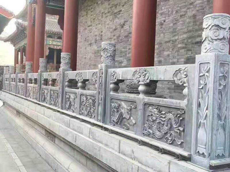 青石欄桿制作