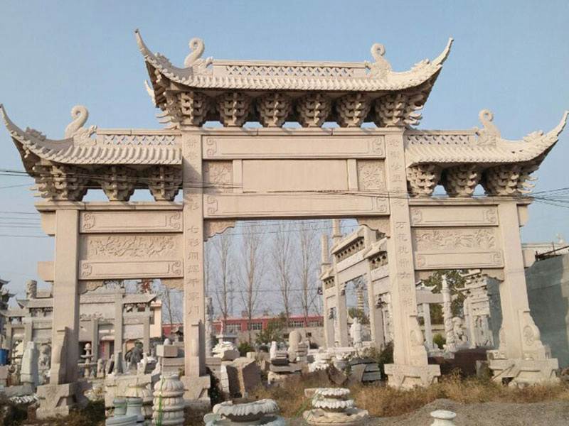 三門(mén)三樓村莊石牌樓價(jià)格