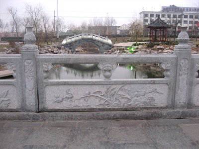 石雕欄桿、石拱橋、石欄桿