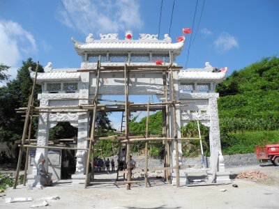 石雕欄桿、石拱橋、石欄桿