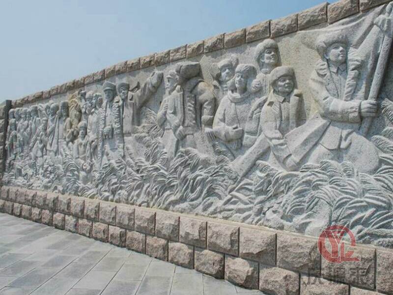 廣場(chǎng)石雕壁畫