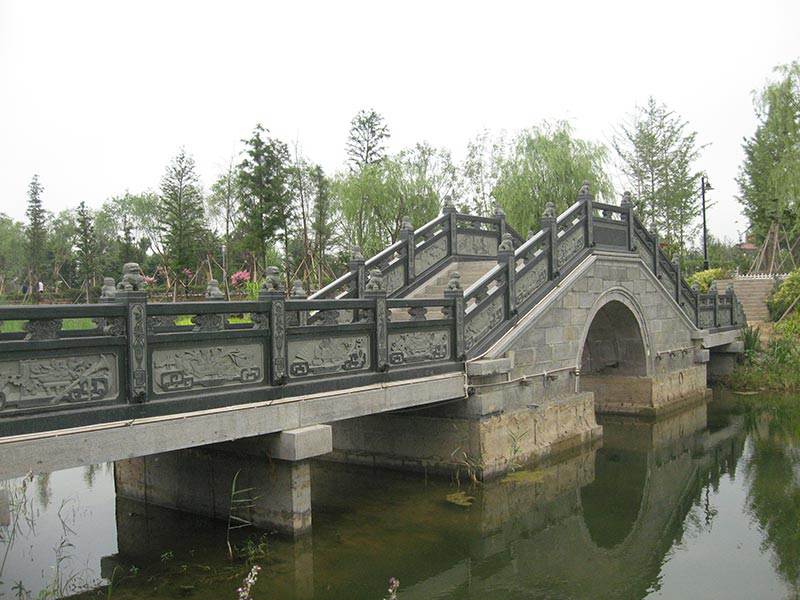 石雕欄桿、石拱橋、石欄桿