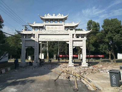石雕欄桿、石拱橋、石欄桿
