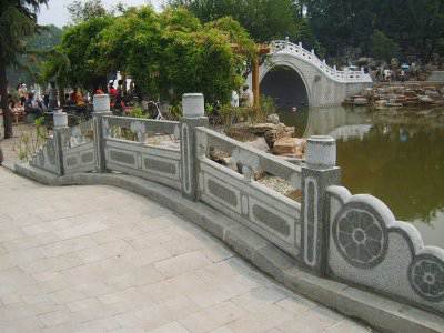 石雕欄桿、石拱橋、石欄桿