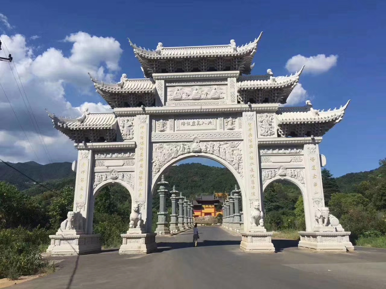 石雕欄桿、石拱橋、石欄桿