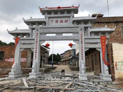 石雕欄桿、石拱橋、石欄桿